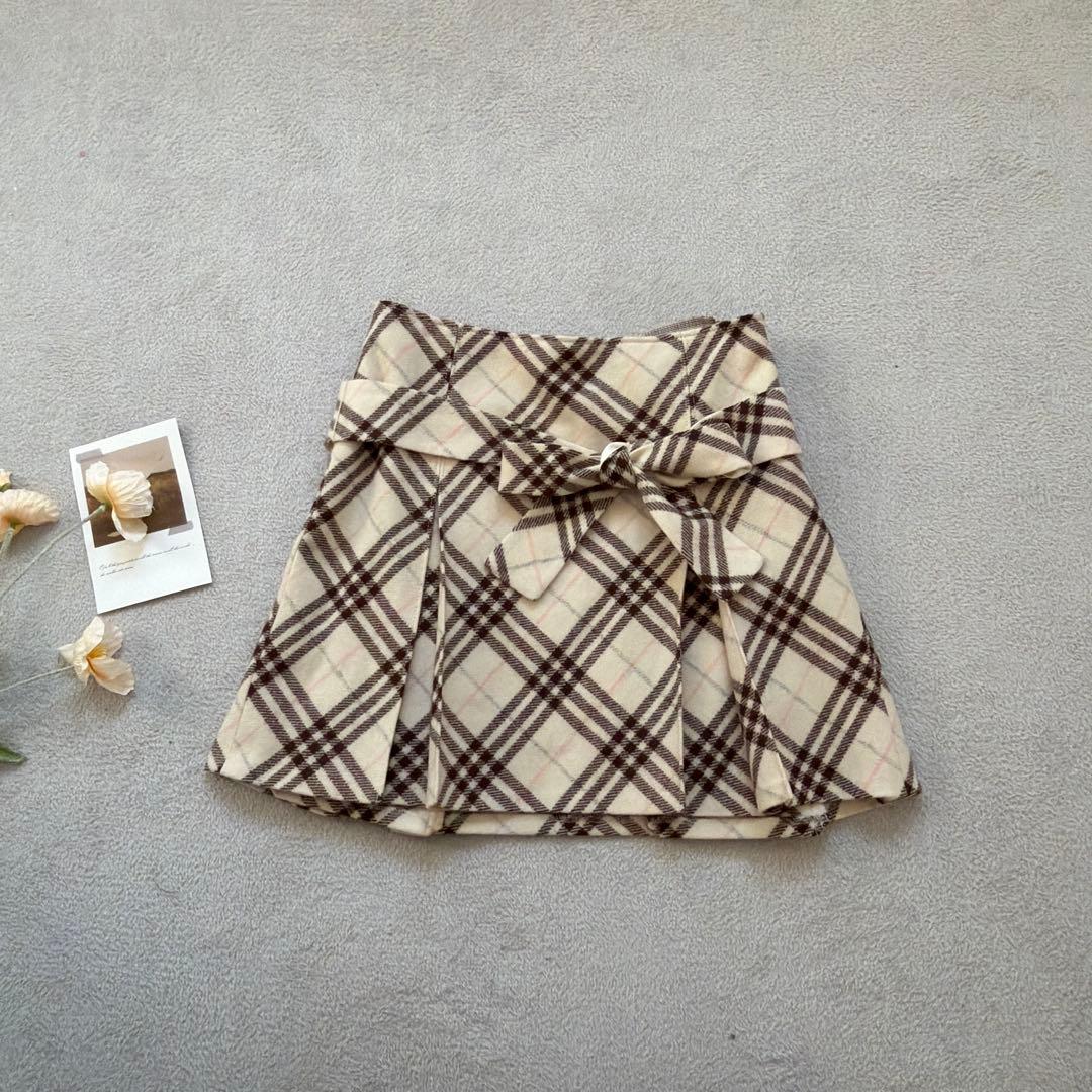 【Burberry】　bluelabel レディース　プリーツ　スカート　36