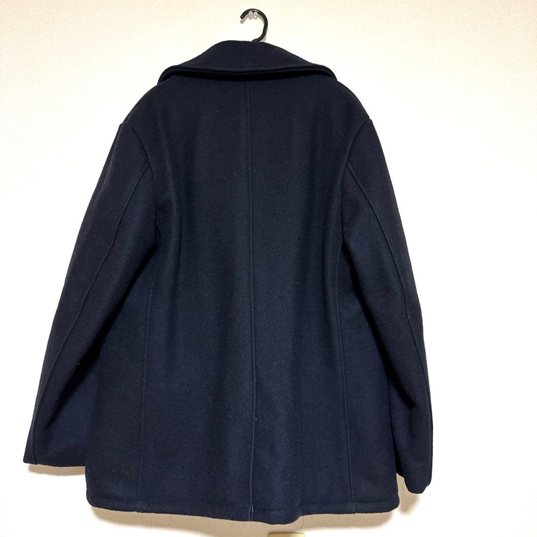 未使用級XLショット ピーコート キルティング ダブルブレスト U.S 740N