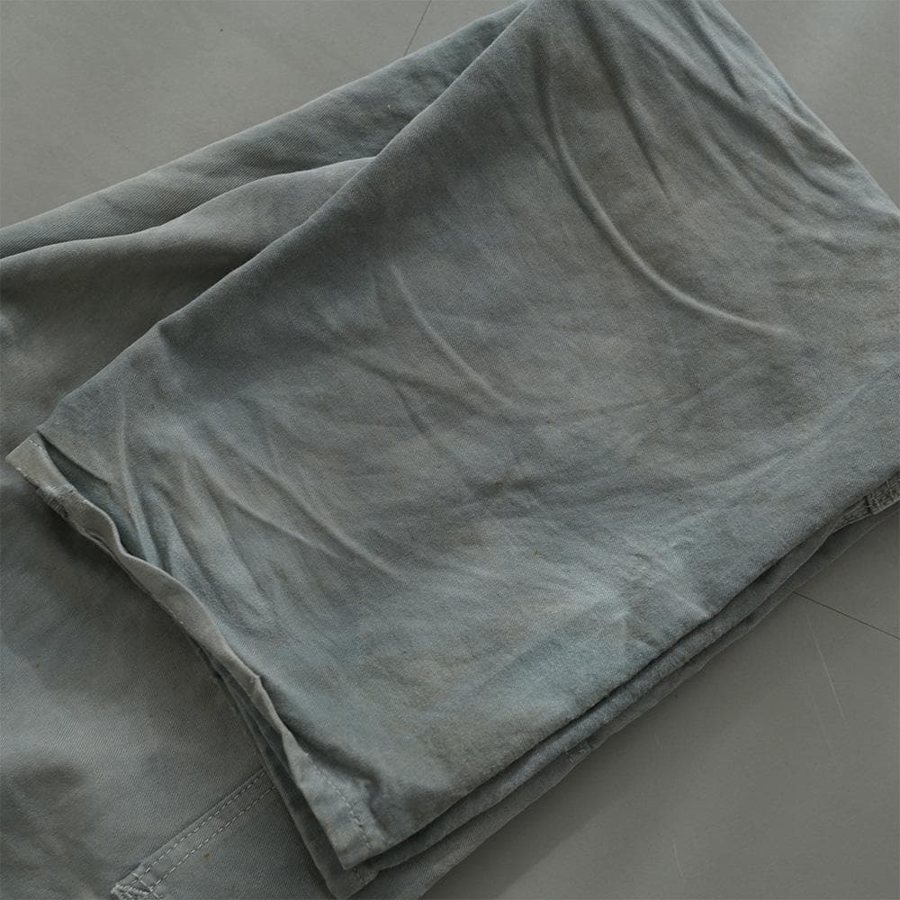 は*ふ様 USA製 carhartt ダブルニー ペインターパンツ ブルーグレー