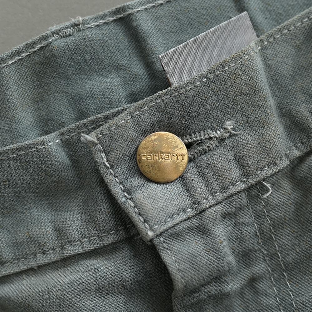 は*ふ様 USA製 carhartt ダブルニー ペインターパンツ ブルーグレー
