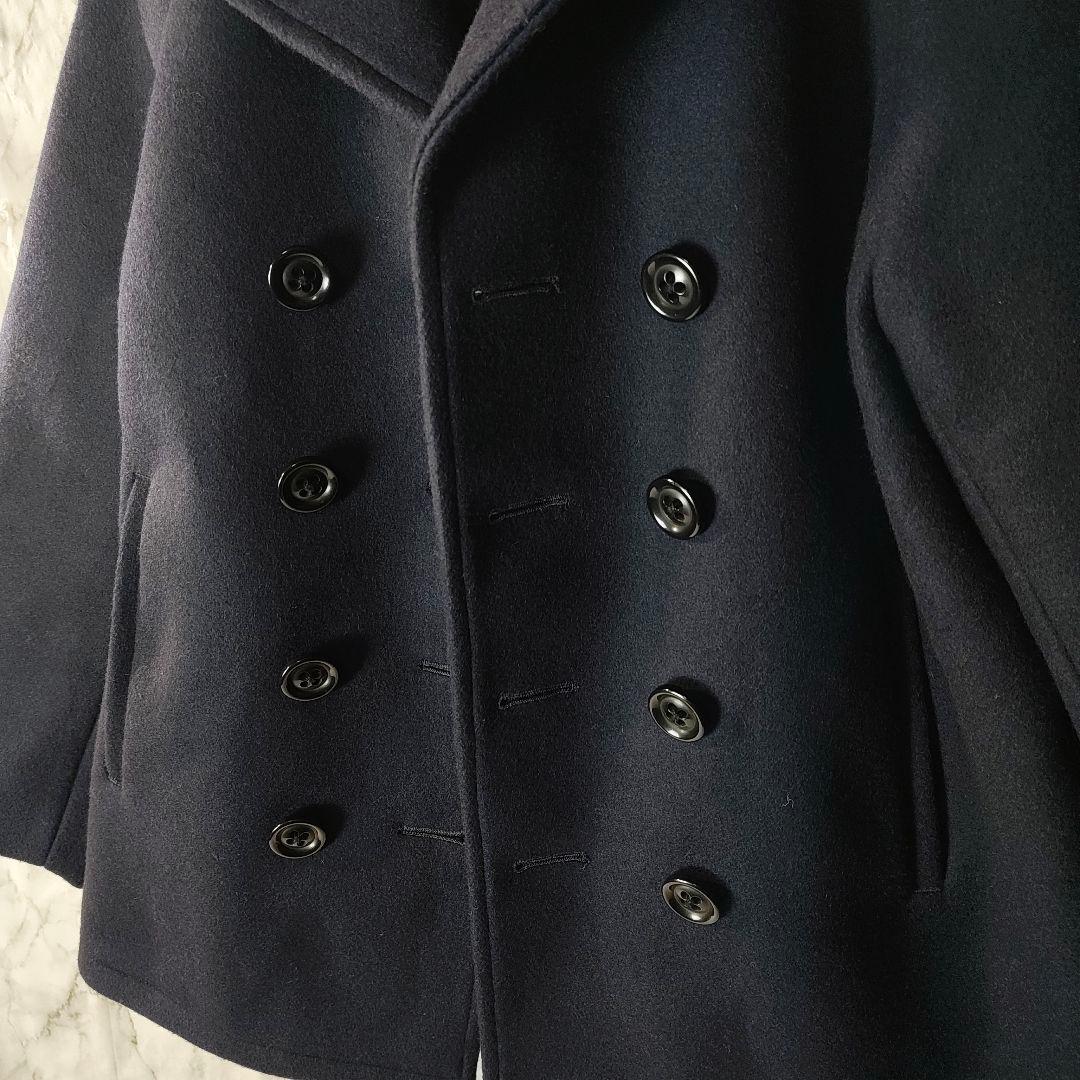 【nisica】WOOLメルトン Pコート ユニセックスMサイズ