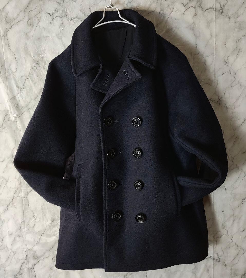 【nisica】WOOLメルトン Pコート ユニセックスMサイズ