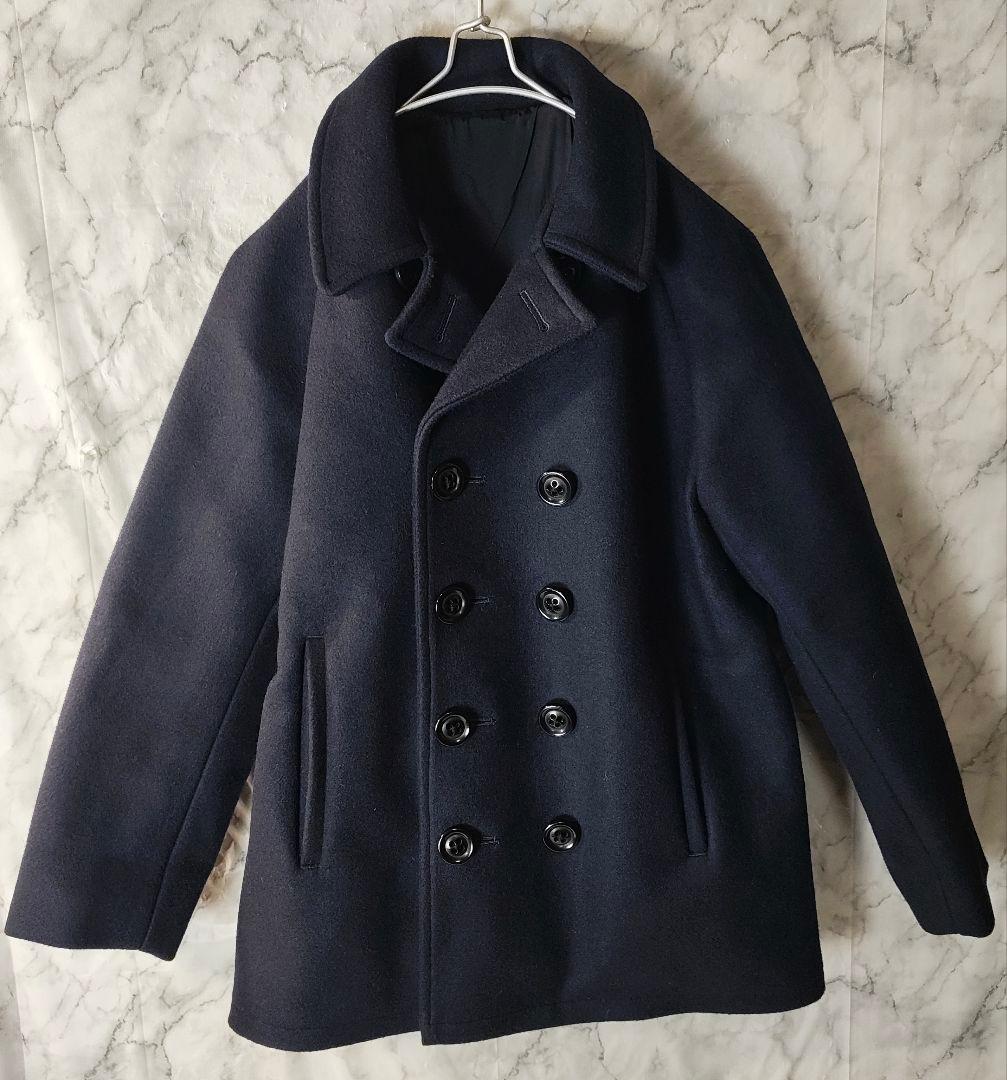 【nisica】WOOLメルトン Pコート ユニセックスMサイズ