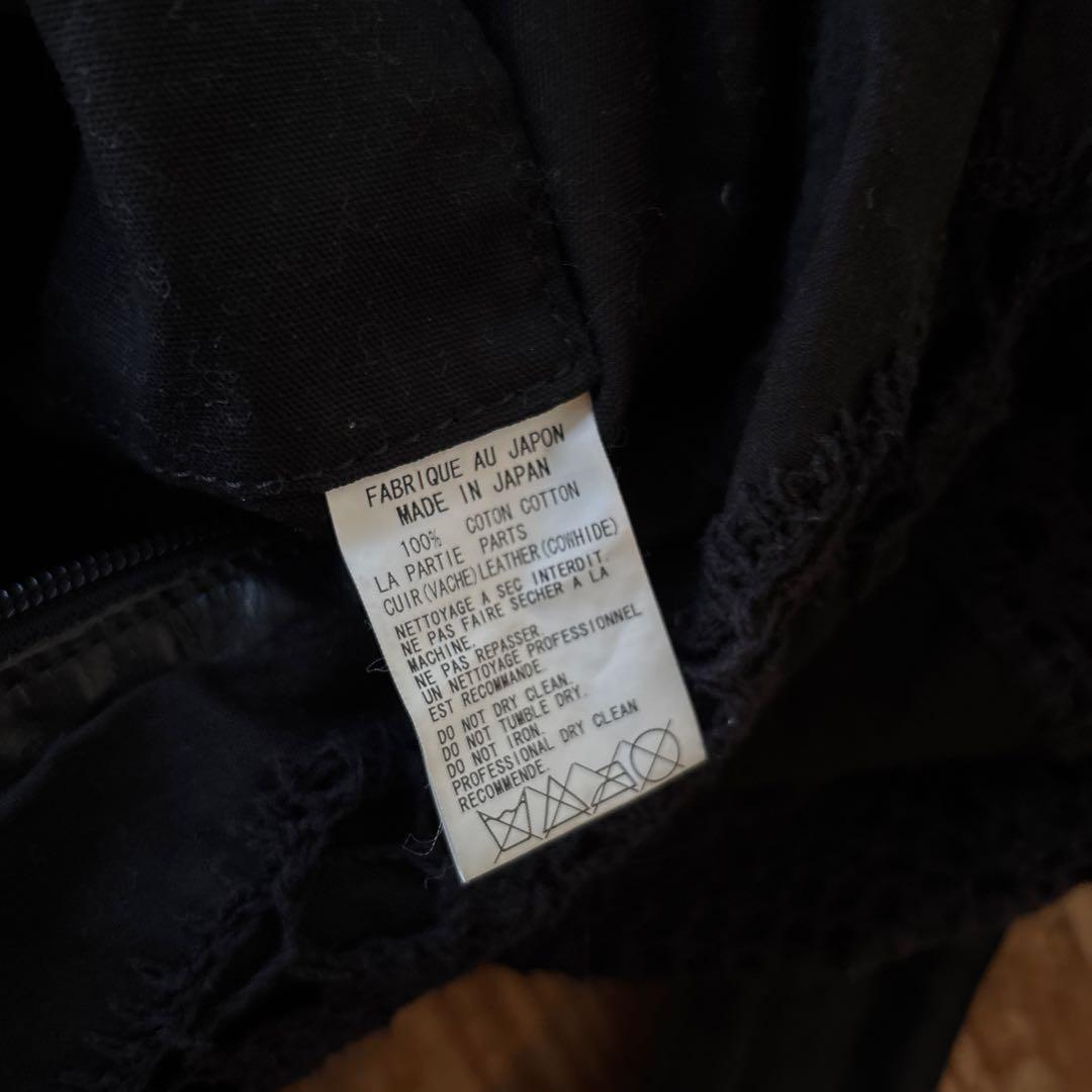 Y's ヨウジヤマモト　ショルダーバッグ　ブラック　黒　エンブロイダリー