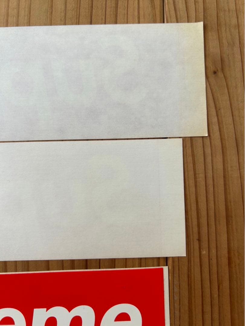 supreme シュプリーム ステッカー ボックスロゴ 初期