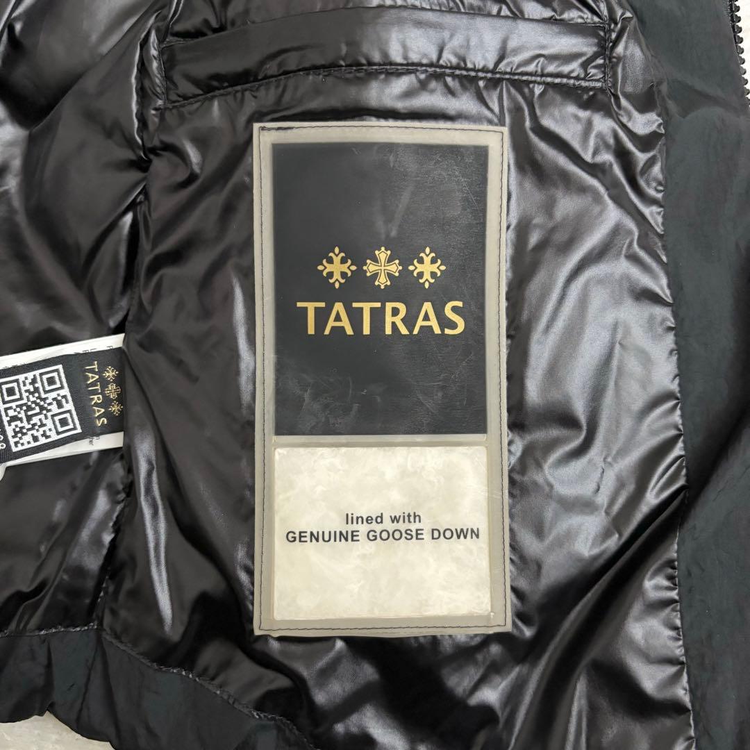 未使用級 タトラス FILOMENA ラクーンファー付きキルティングダウンベスト