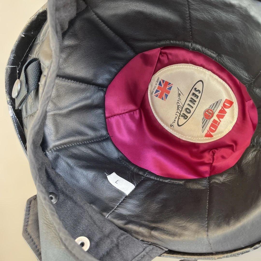 タビダ　DAVIDA 半帽ヘルメット 黒 ビンテージ