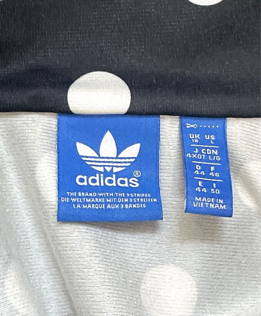 アディダス 極希少サイズ マドンナ ドット ジャージ ジャケット ブルゾン 水玉