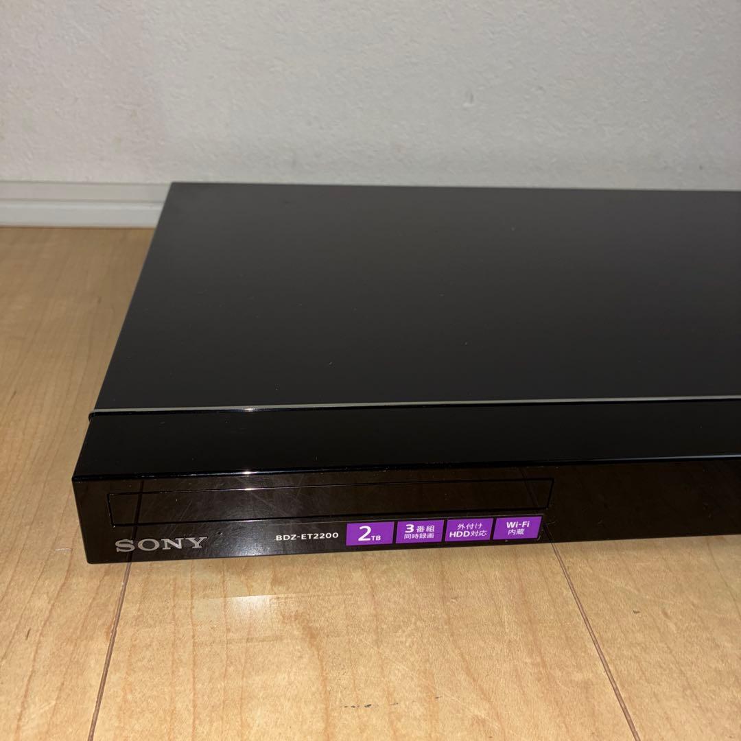 Sony ブルーレイレコーダー　BDZ-ET2200動作ok です