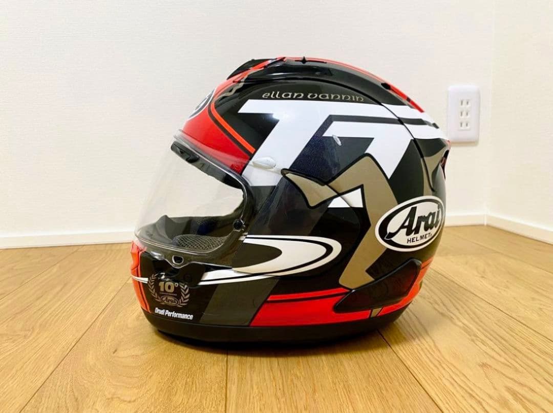Arai RX-7X IOMTT-2018 L 限定モデルガラスコーティング済み