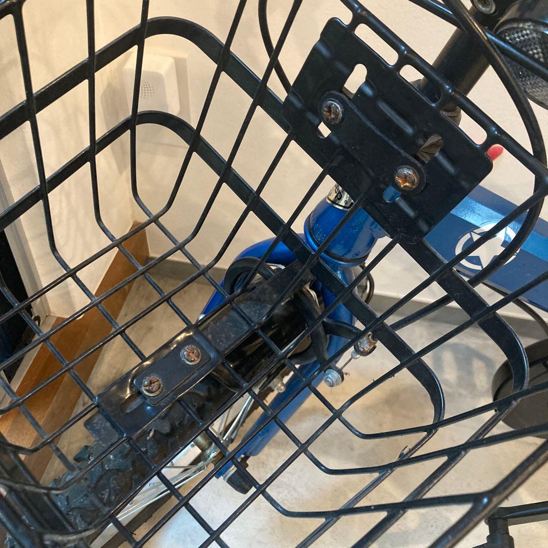 【引取限定】Jeep 子供用自転車 青色 補助輪付き 16インチ