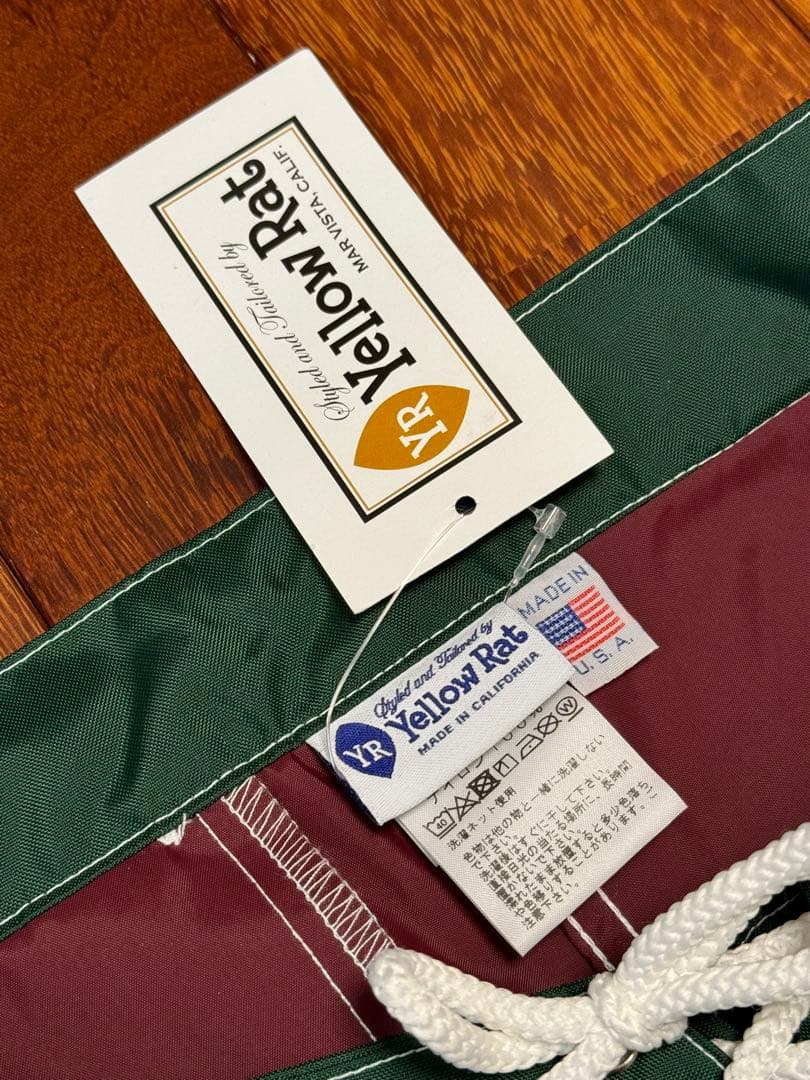 新品　イエローラット　ボードショーツ３４アメリカ製