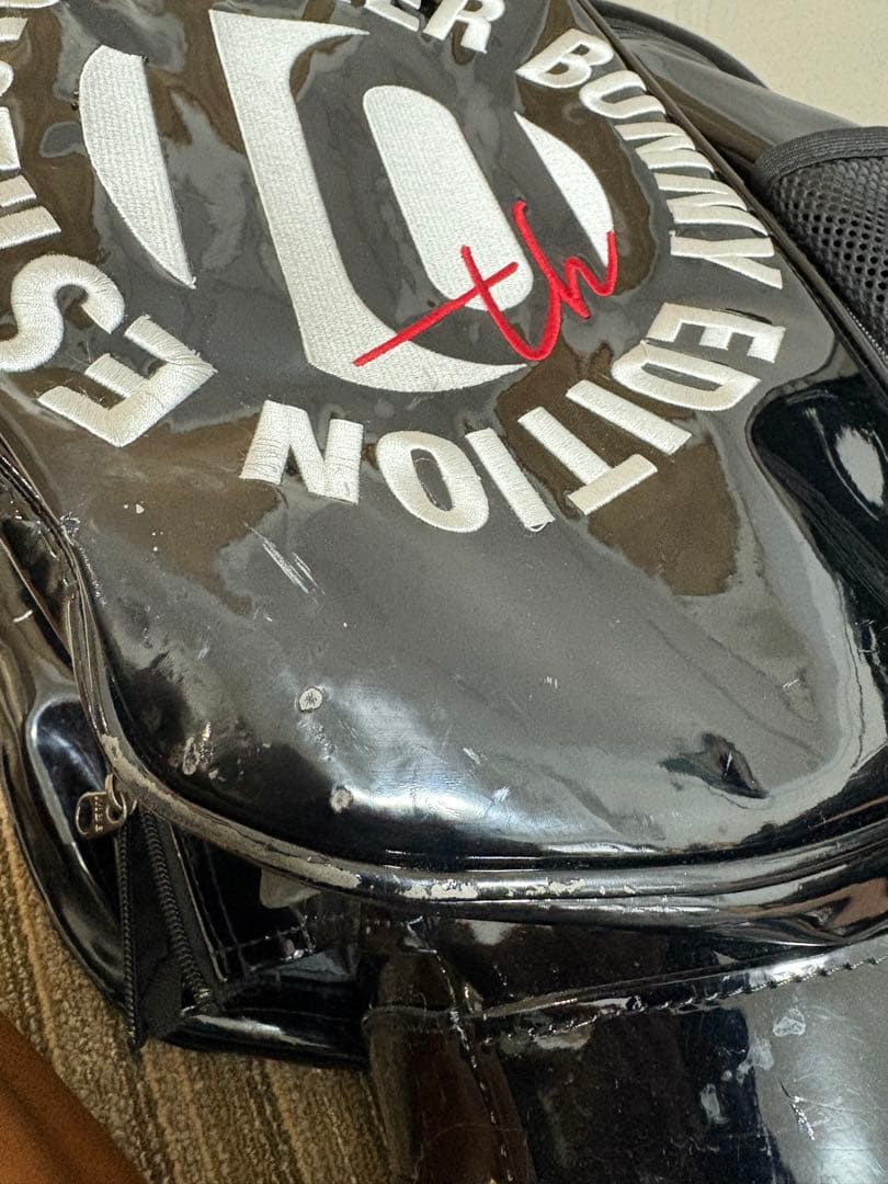 マスターバニーエディション　エナメルキャディーバッグ(スタンド式)