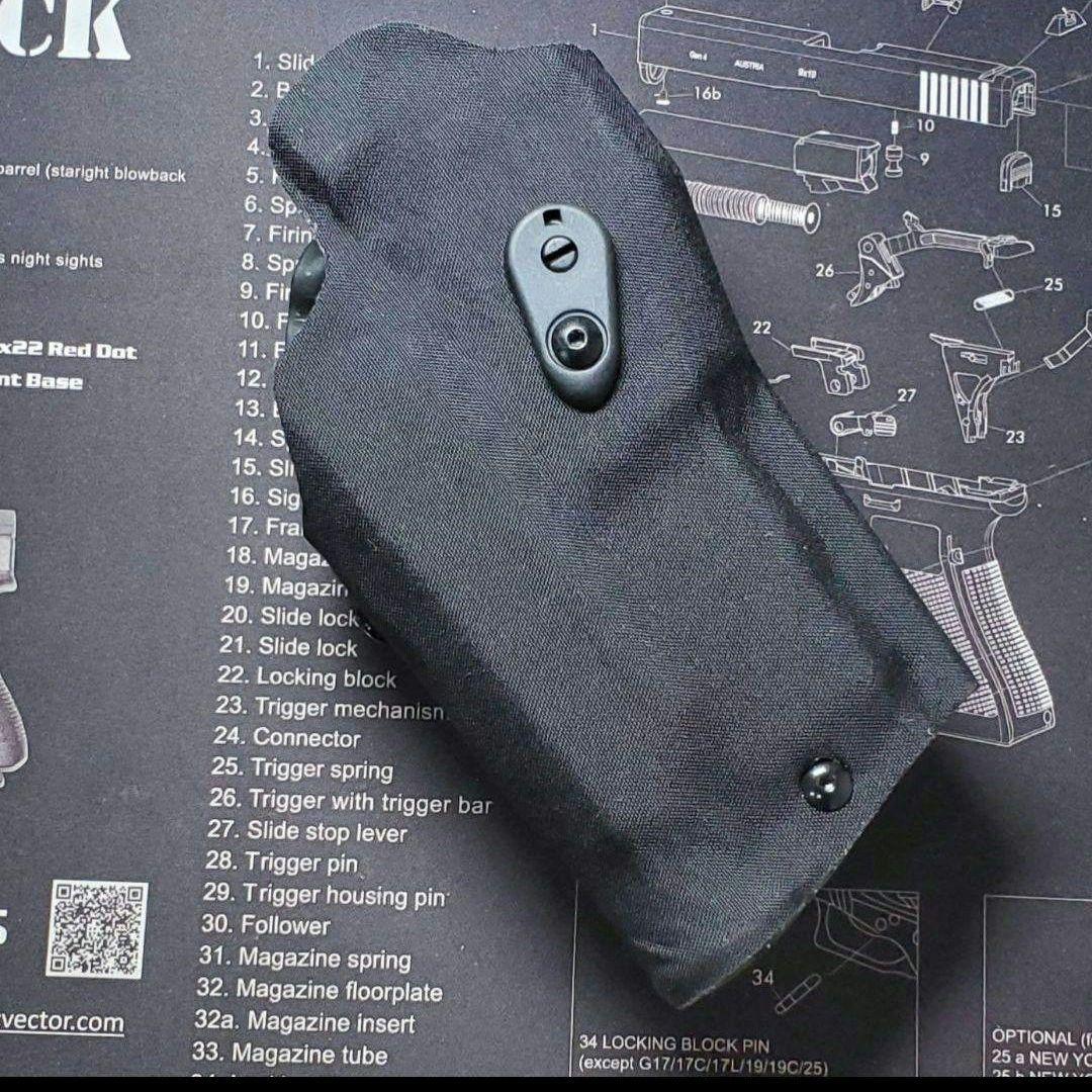 サファリランド　レプリカ　ホルスター　ブラック　右用　P320