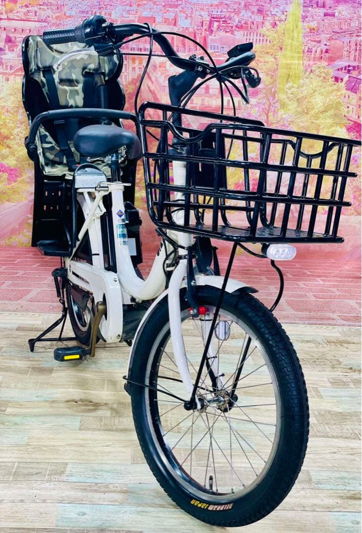 K2431 電動自転車ブリヂストン アンジェリーノ 子供乗せ 20インチ送料無料