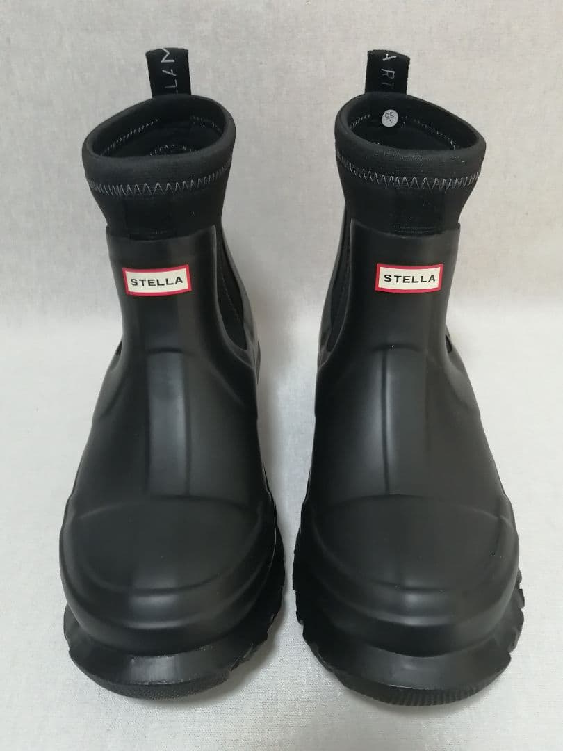 売切最終価格♂新品・コラボ・レインブーツ【ステラマッカートニー　×　ハンター】黒
