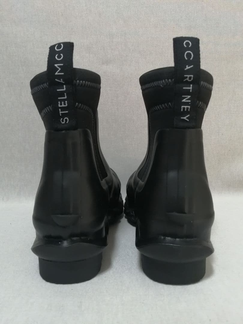 売切最終価格♂新品・コラボ・レインブーツ【ステラマッカートニー　×　ハンター】黒