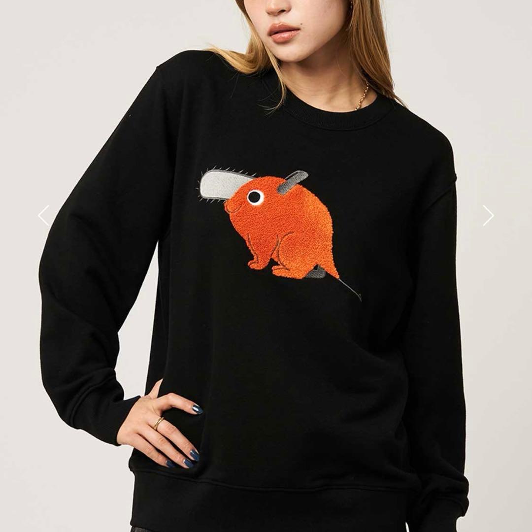 グラニフ チェンソーマン ポチタ 裏毛スウェット Lサイズ 黒 新品未使用