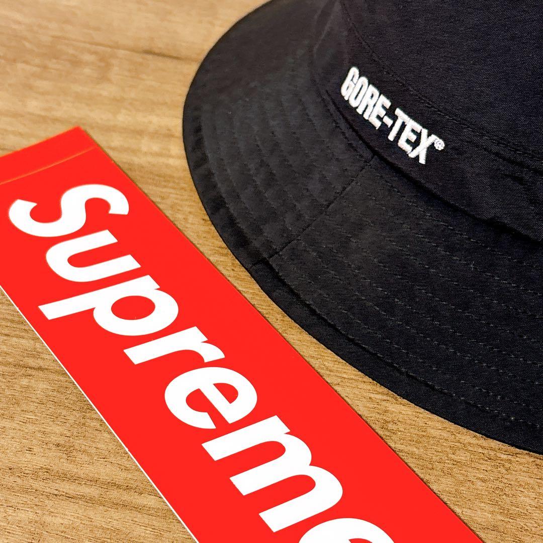 正規品　Supreme GORE-TEX バケットハット　帽子 ハット　ブラック
