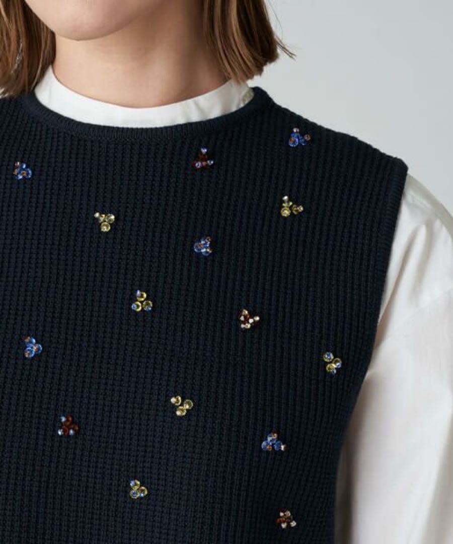 Ballsey Tomorrowland リリヤーンビーズ ショートベスト