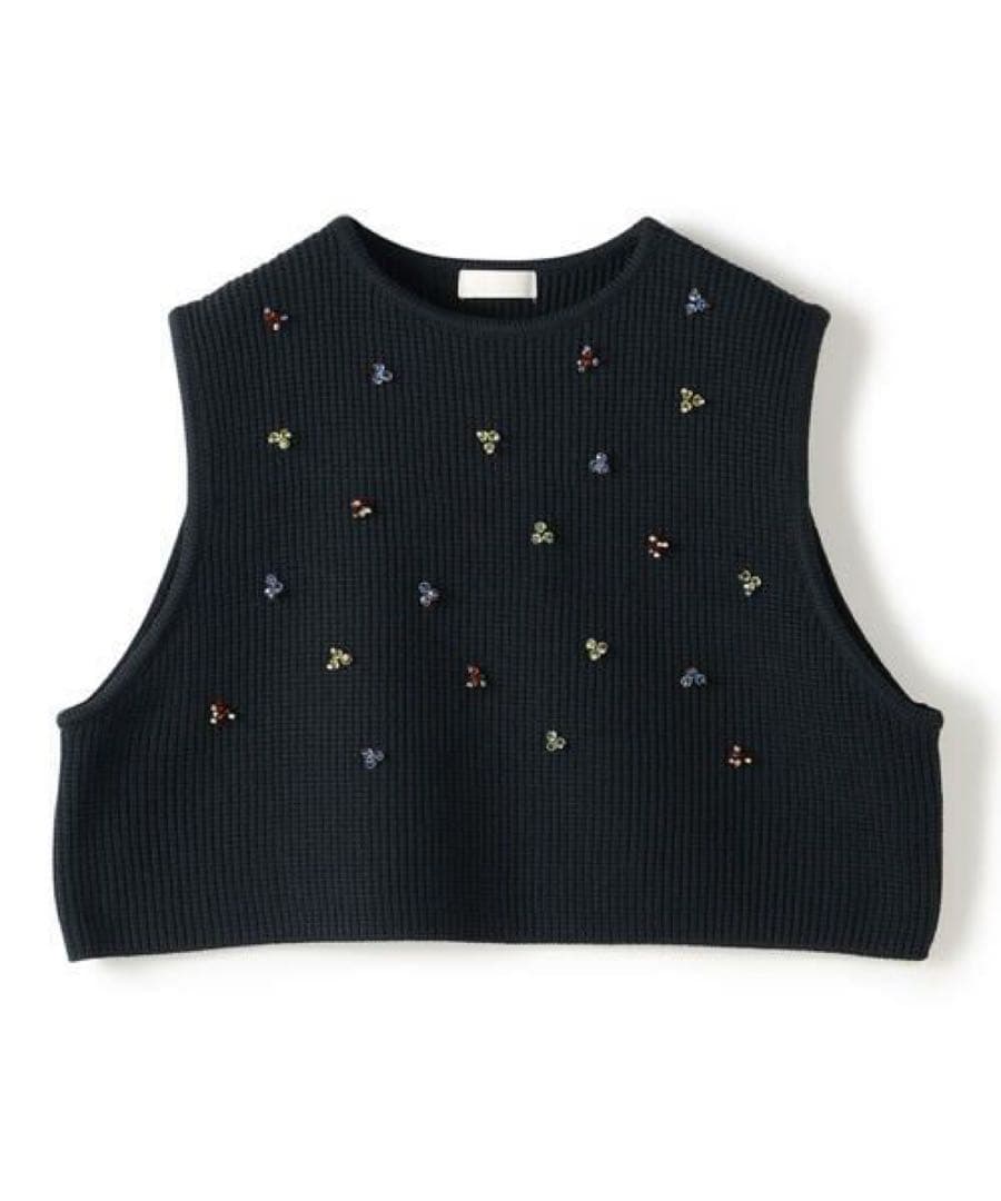 Ballsey Tomorrowland リリヤーンビーズ ショートベスト