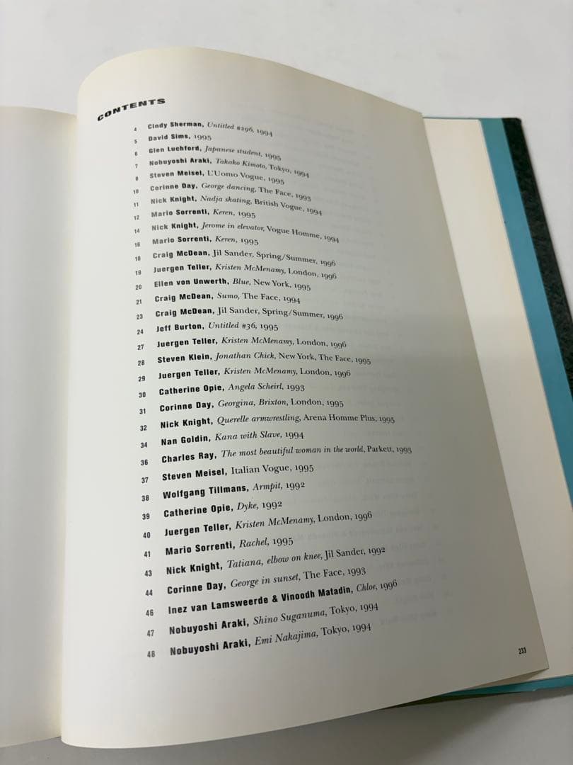 FASHION: Photography of the Nineties 写真集