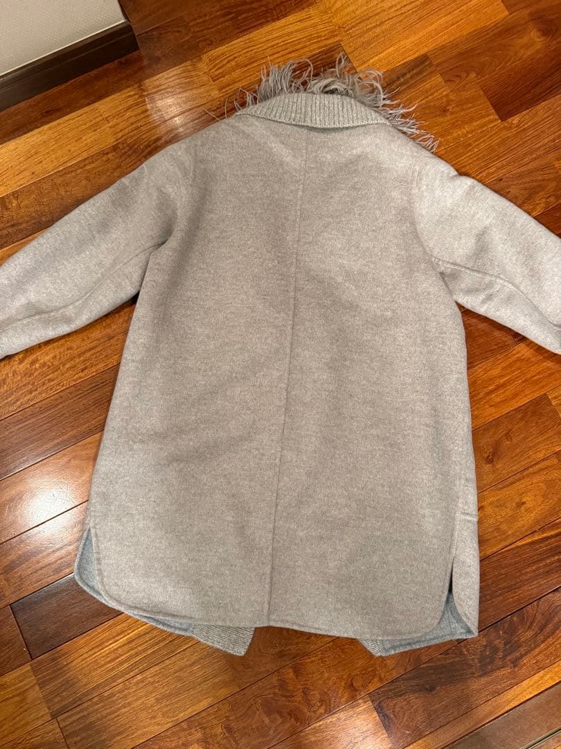 FABIANA FILIPPI グレー ファー コート ツーウェイ