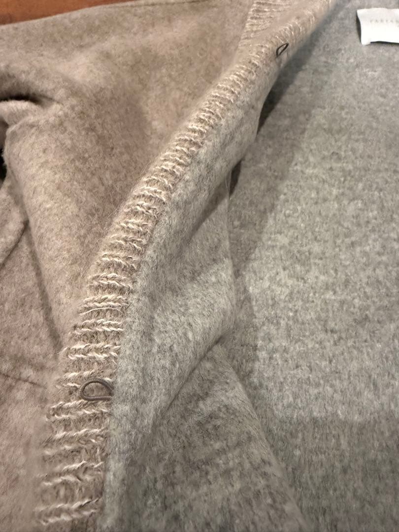 FABIANA FILIPPI グレー ファー コート ツーウェイ