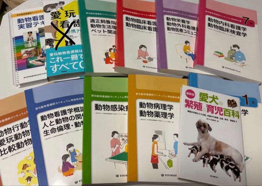 愛玩動物看護師 教材 カリキュラム準処教科書セット