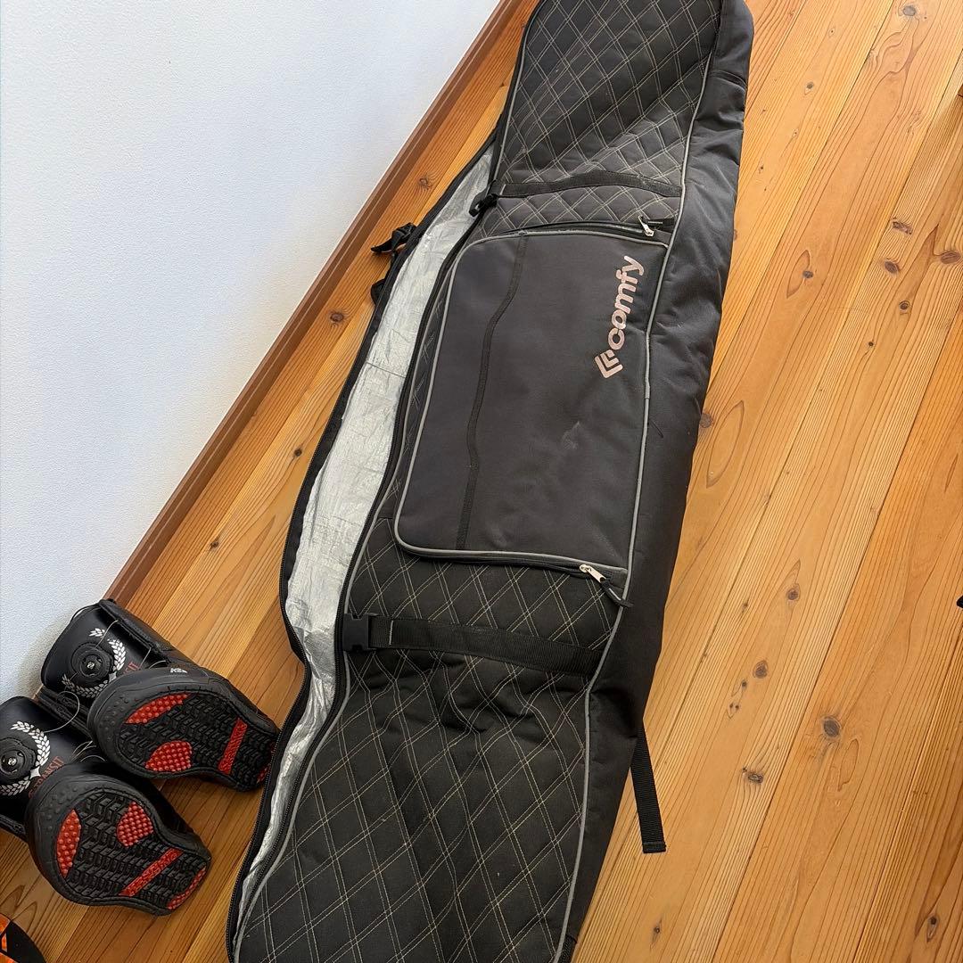 【ケース付】K2 スノーボード BURTONバインディング　ケース3点セット