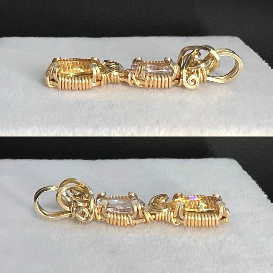 【for ☆ よとぽん ☆様】ピンクタンザナイト＆インペリアルトパーズ(ソ付)