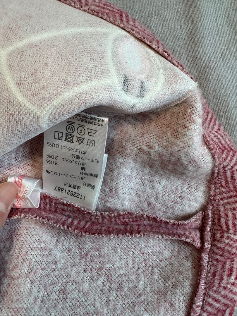 シャーリーテンプルうさぎクマヘリンボーンワンピース限定