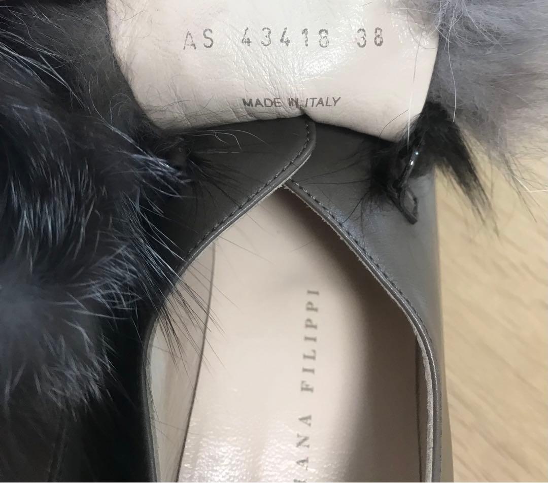 fabiana filippi　 ファーシューズ AS43418 サイズ38