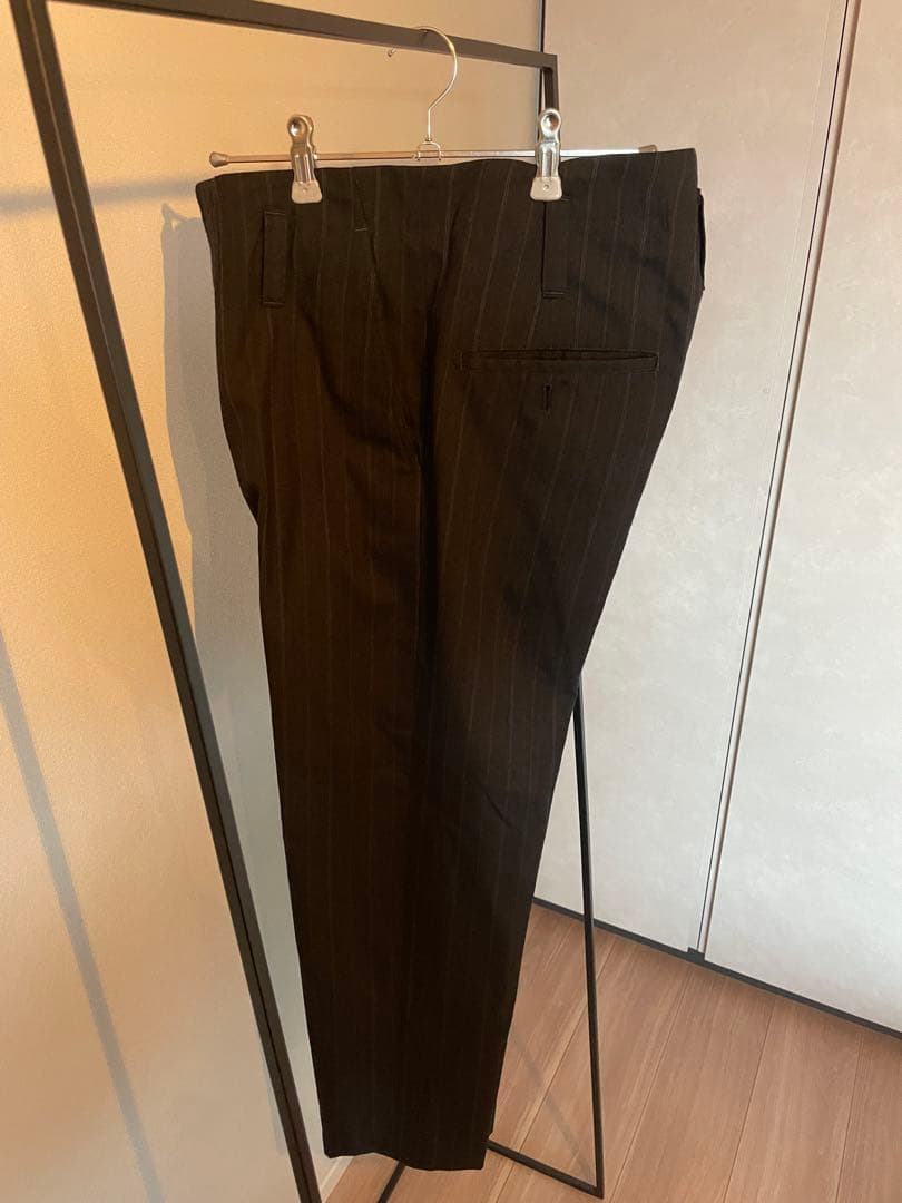 FOX BROTHERS ダークブラウン ストライプ セットアップ