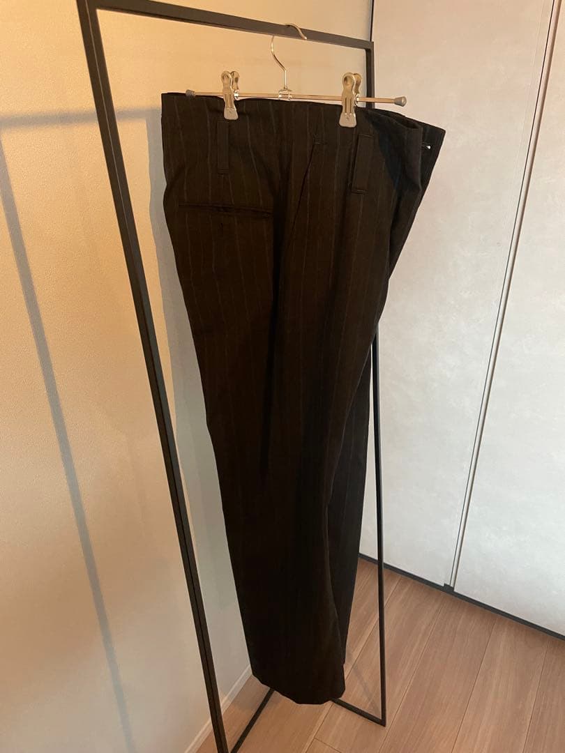 FOX BROTHERS ダークブラウン ストライプ セットアップ