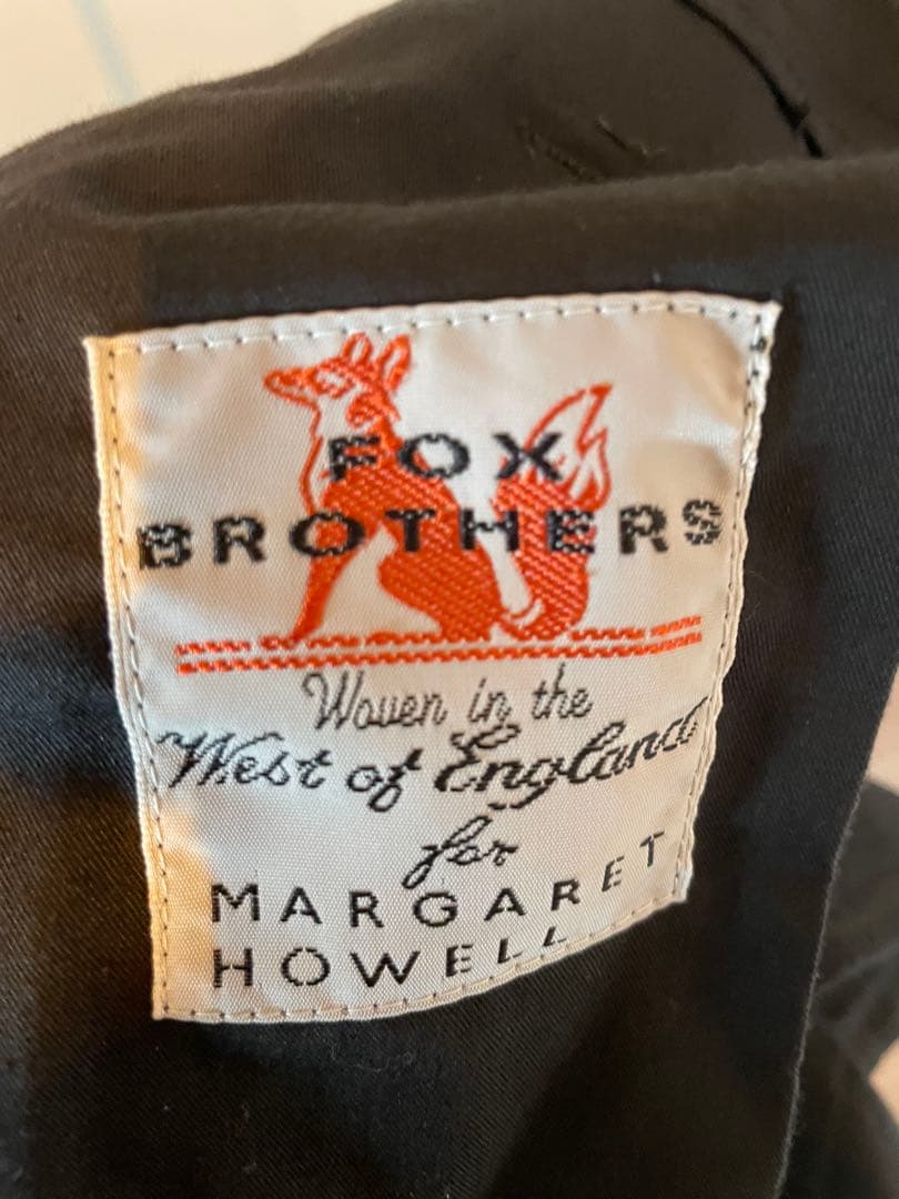 FOX BROTHERS ダークブラウン ストライプ セットアップ