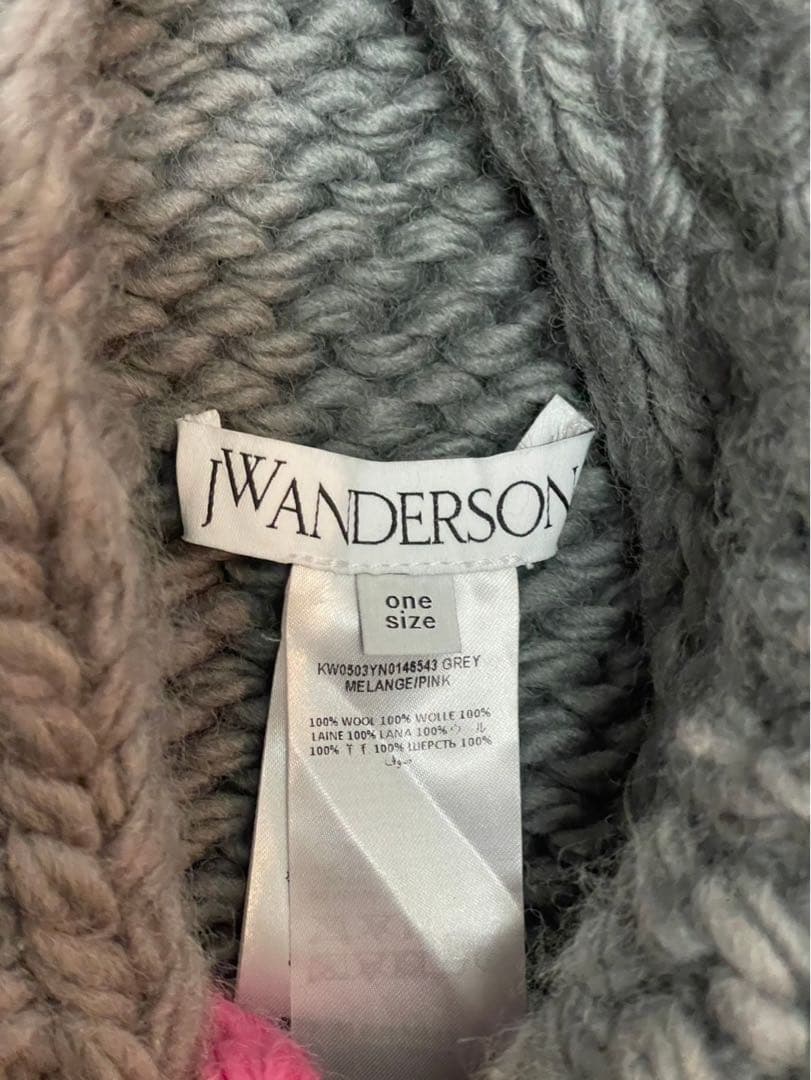 ち*ょ様 J.W.Anderson Drawstring Knit Hood バ