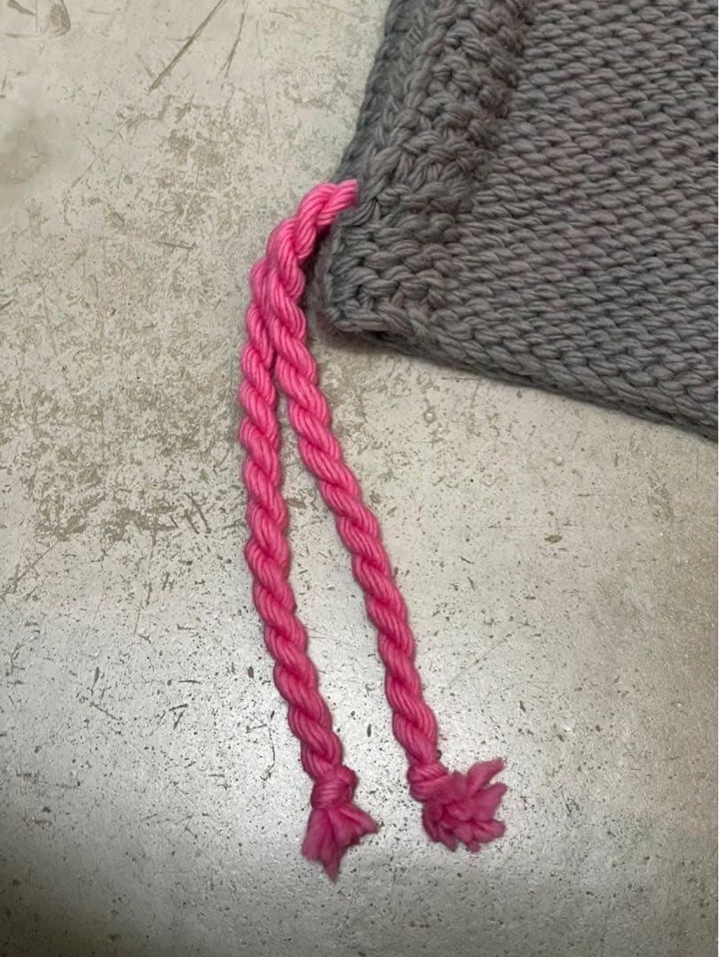 ち*ょ様 J.W.Anderson Drawstring Knit Hood バ