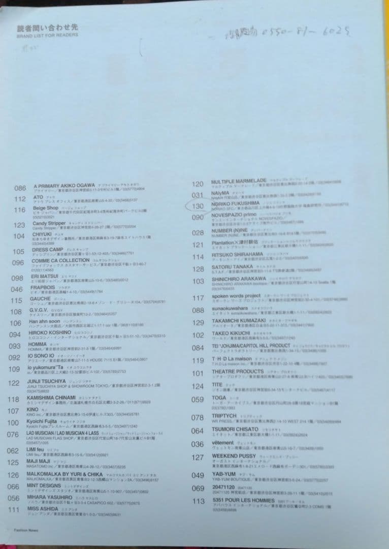 ♪2003-04 FN  秋冬コレクション レポート  東京コレクション特集♪