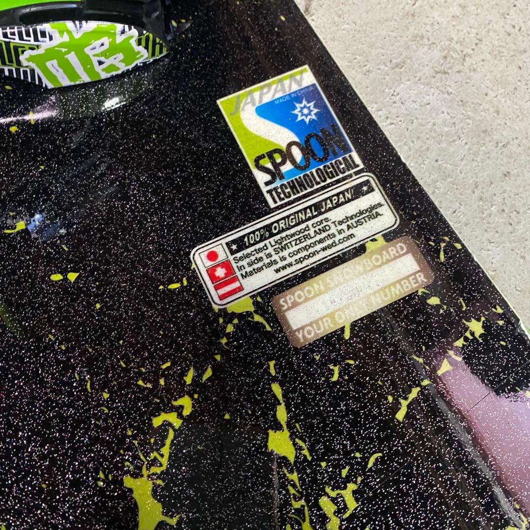 【美品】SPOON TECCAM 145 スノーボード　スノボ　板　ケース付