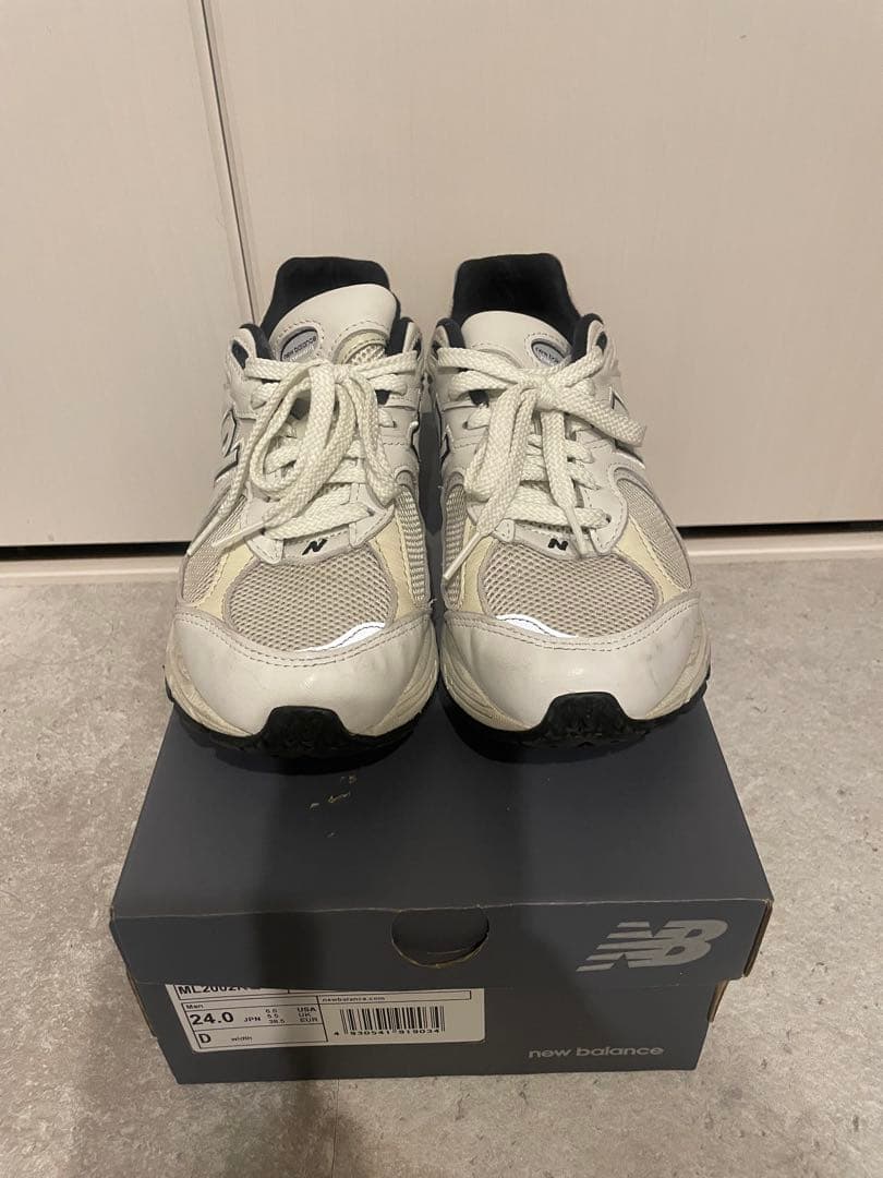New Balance ML2002RQ 24.0cm ホワイト