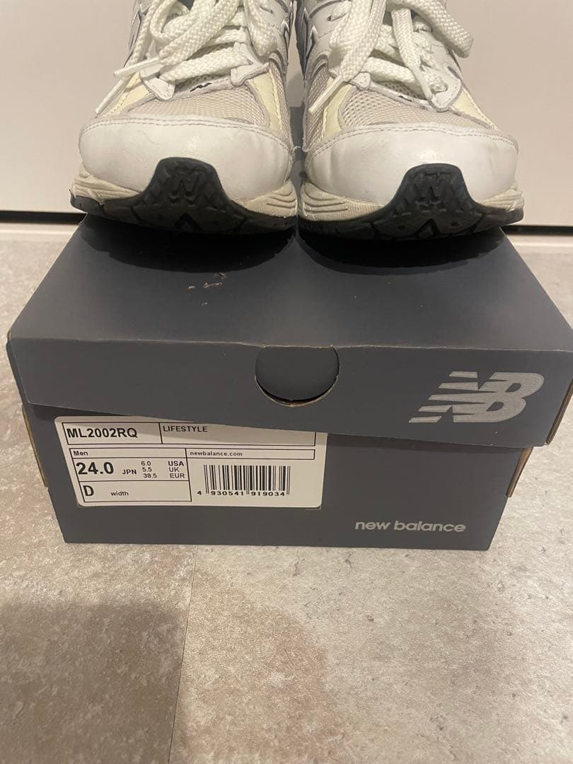 New Balance ML2002RQ 24.0cm ホワイト