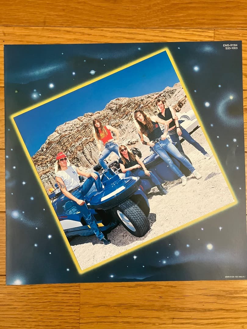 IRON MAIDEN Somewhere in Time レコード