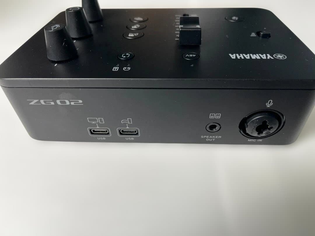 YAMAHA ZG02 オーディオインターフェース ゲームストリーミングミキサー