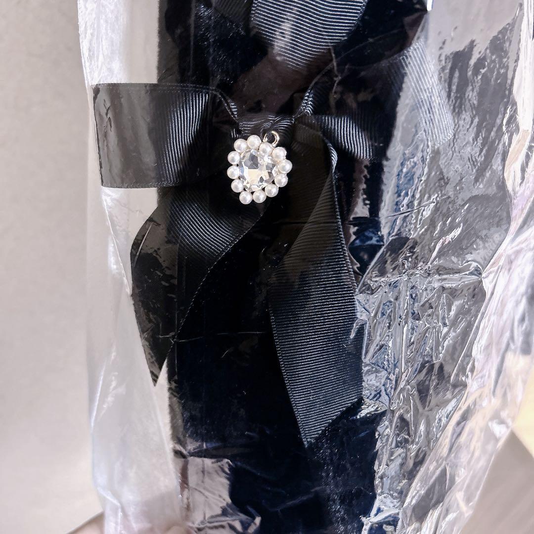 LIZLISA うさみみフードファーブルゾン アウター ブラック