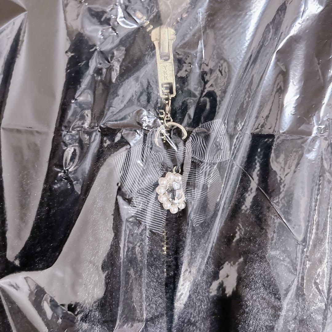 LIZLISA うさみみフードファーブルゾン アウター ブラック