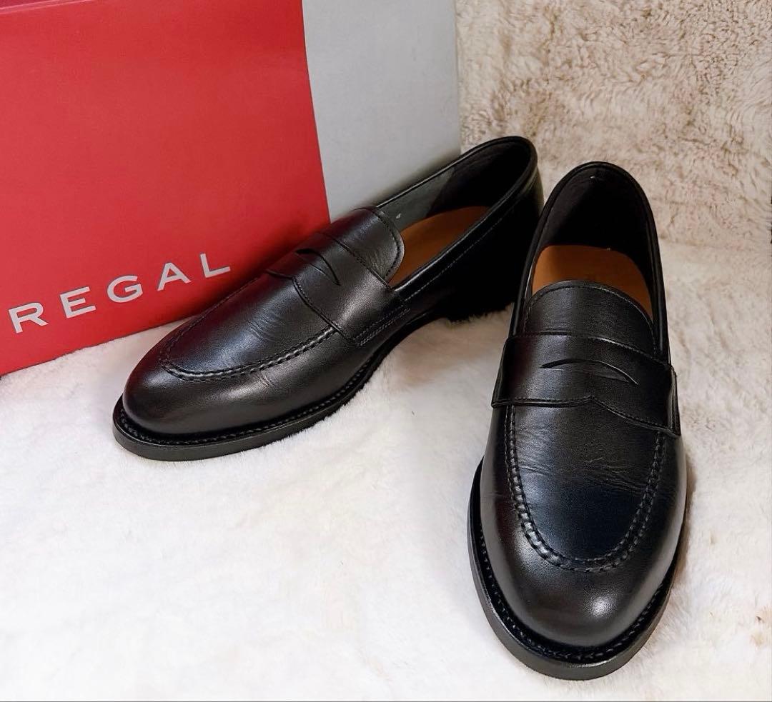 【今ちゃんさん専用】REGAL 26cm 26L 黒レザー ビジネスシューズ