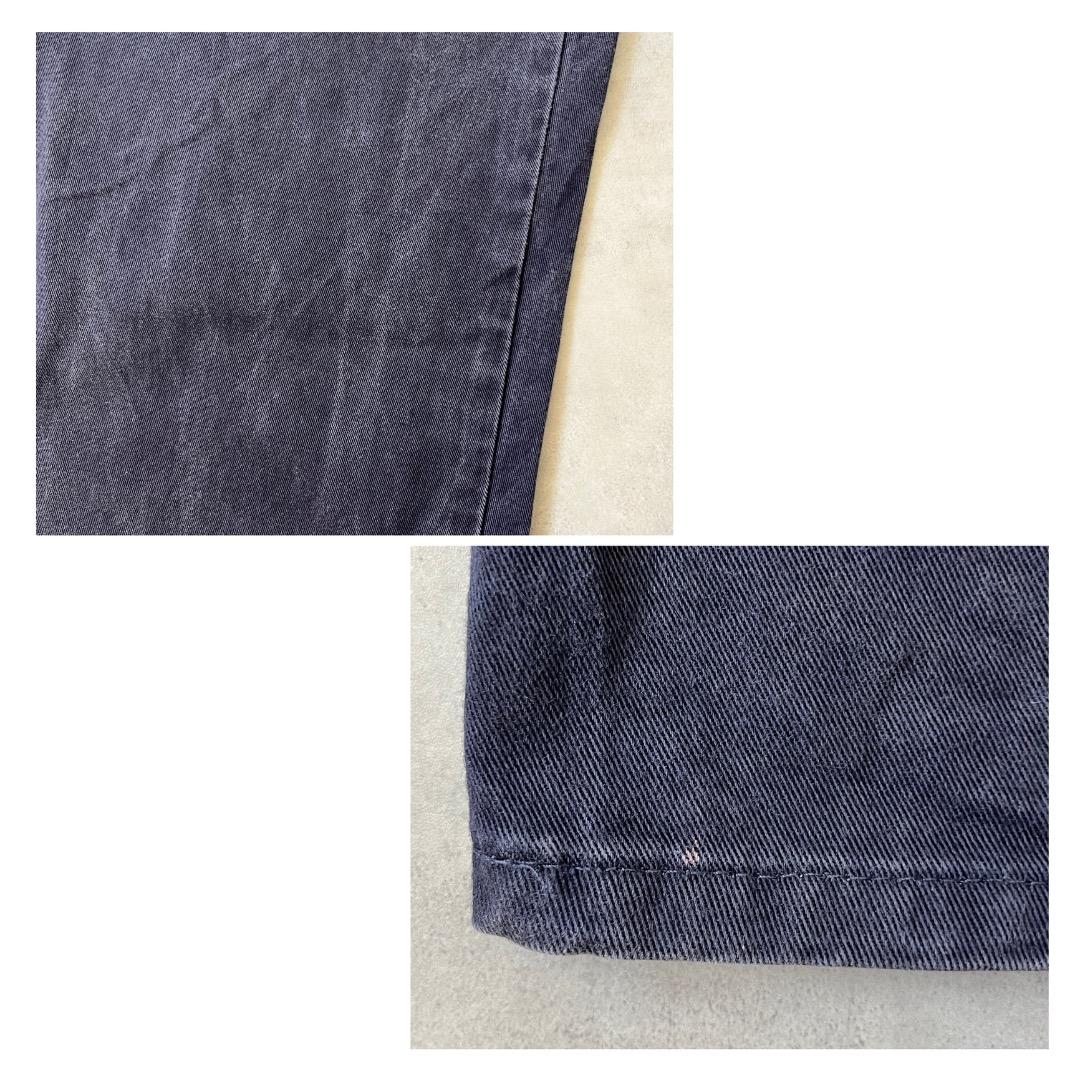 ポロバイ ラルフローレン W36 チノパン 90s USA製 紺 19004