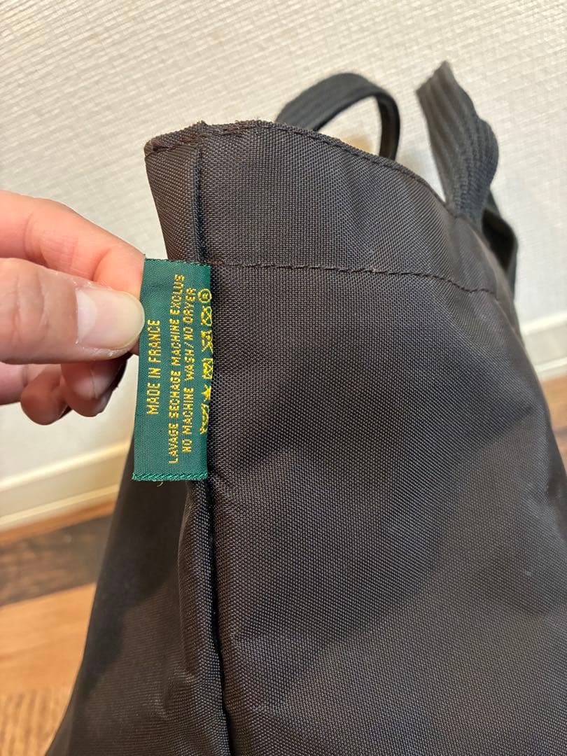 極美　エルベシャプリエ　舟型トートバッグダークダークブラウン