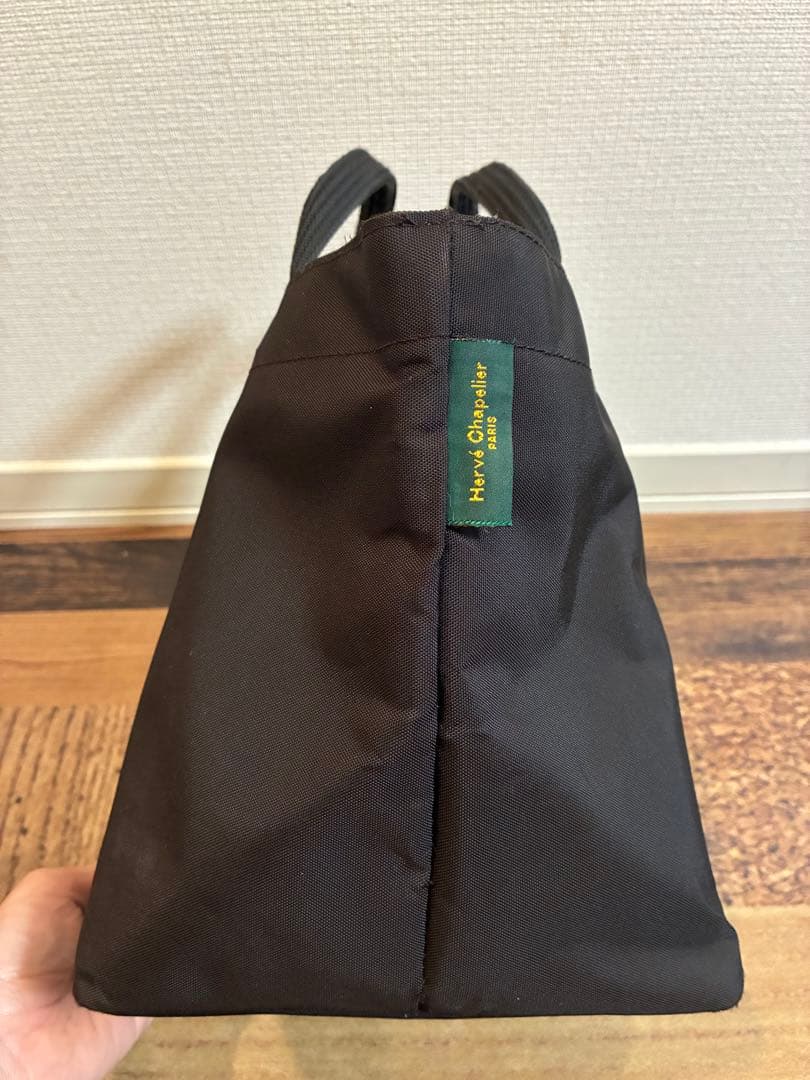 極美　エルベシャプリエ　舟型トートバッグダークダークブラウン